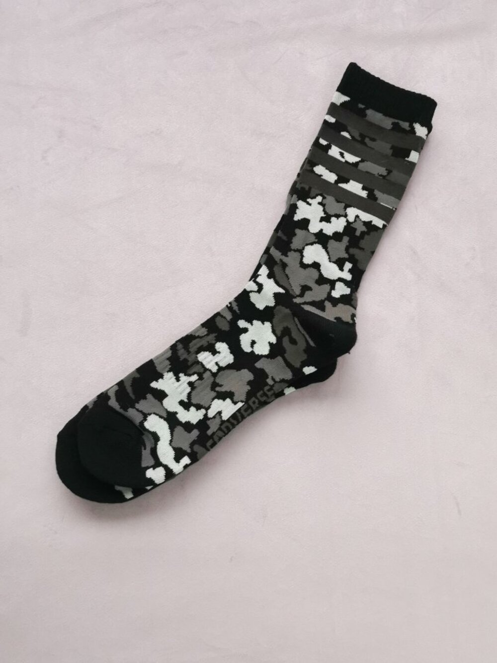 New Converse Calf Hiking Socks Camouflage Pattern Authentic